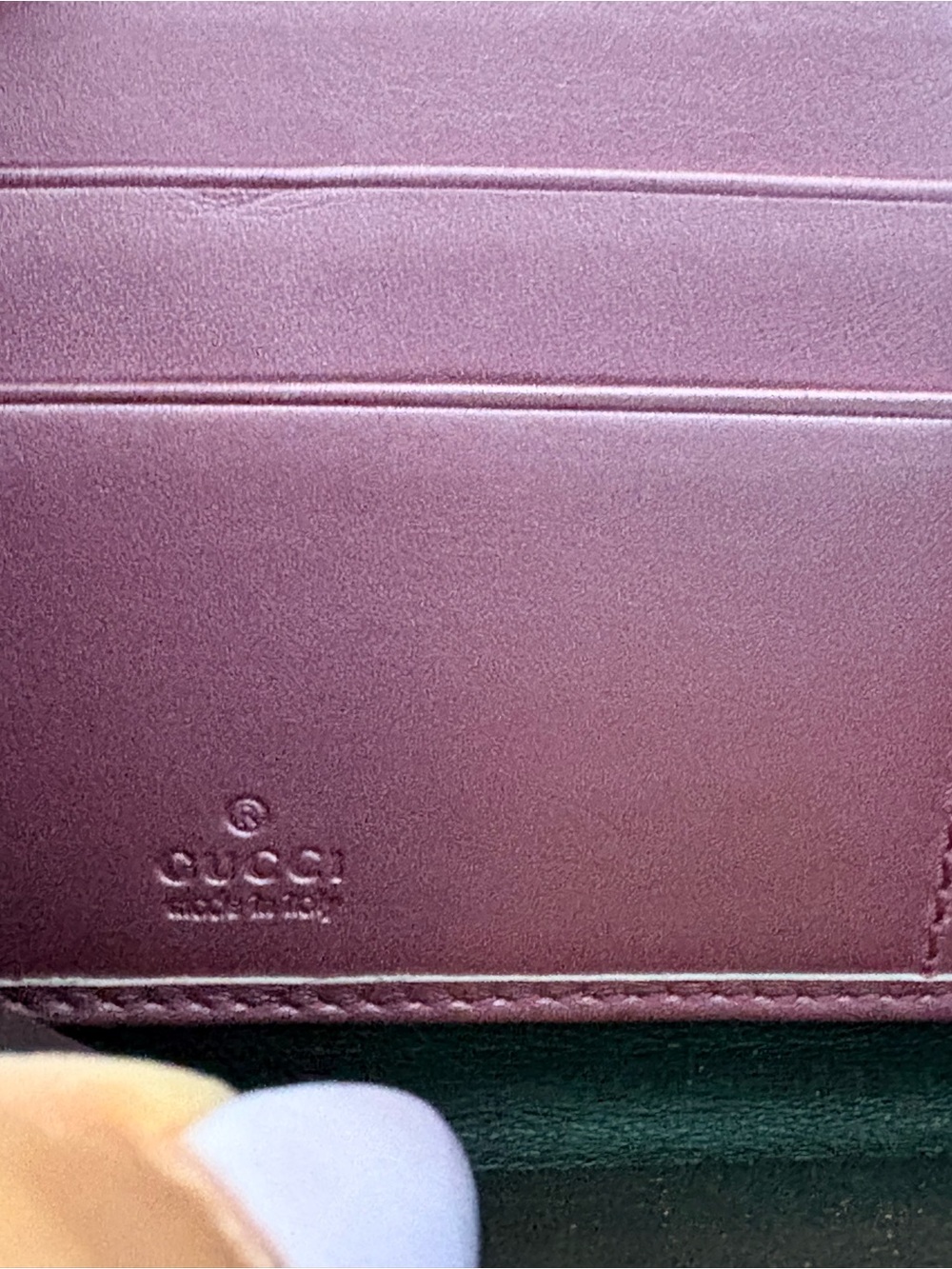 Gucci Pink Guccissima Zip-Around Wallet with Heart Charm - Picture 11 of 12